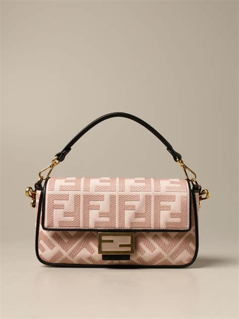 fendi shoulder bag pink|fendi shoulder bag vintage.